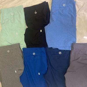 Lot of 7 Magellan fishing shorts assorted colors size 40